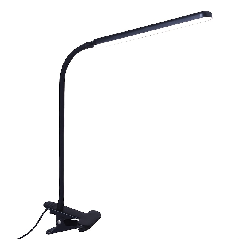 TEMU 1pc Indoor Table Lamp | Clip Table Lamp | Adjustable Angle, Color And Brightness | Usb Powered, Suitable For Places, Bedroom, Office, Work,