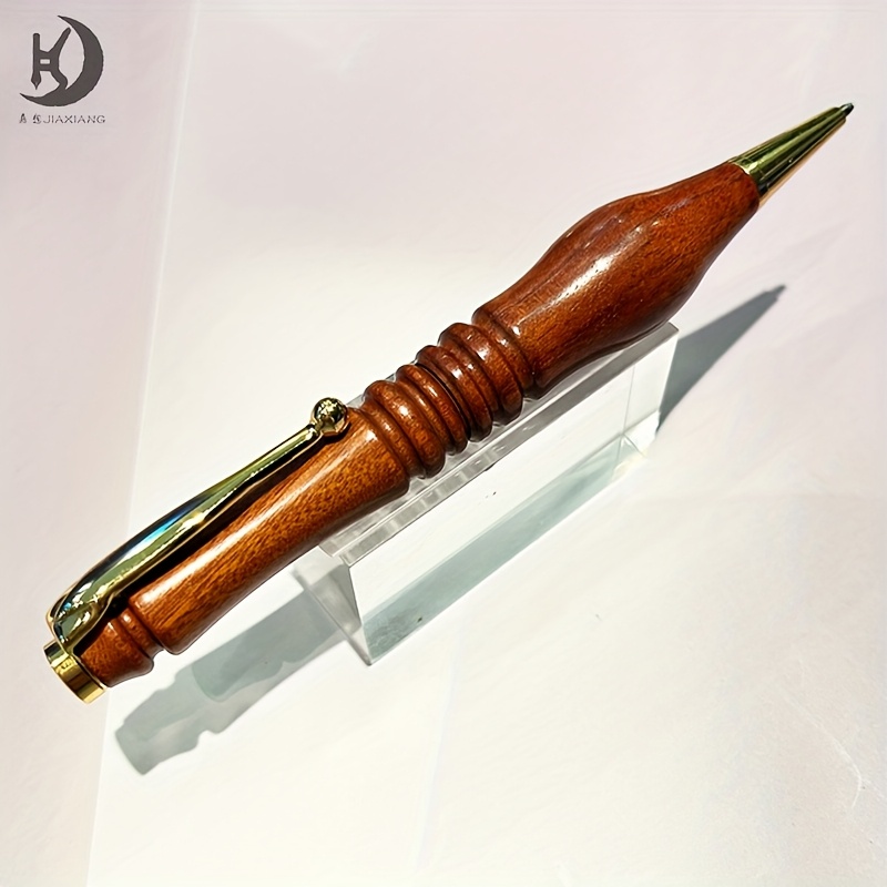 Image of 905 Unique Shape Handmade Ballpoint Pen Handcrafted /sour Wood For Writing Office Products Staff School Teacher (1.0mm Black Ink