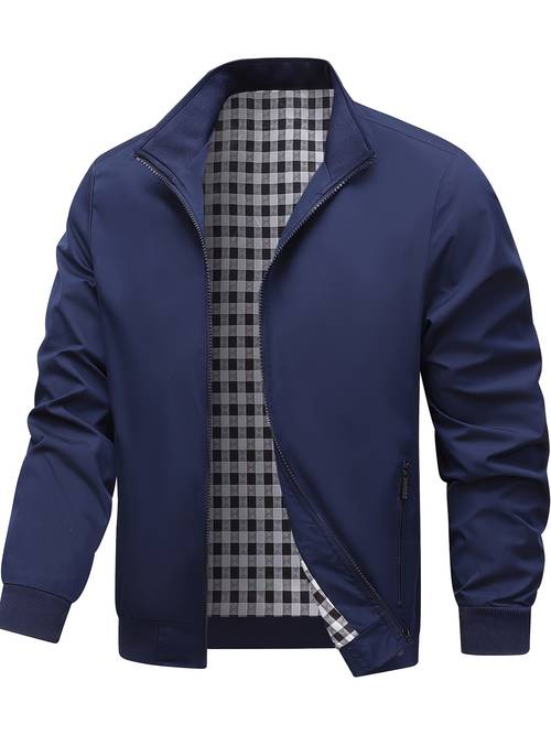2025 model mature mens jacket spring autumn outerwear business attire casual fashion top