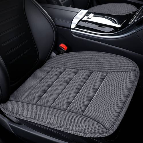 universeel autostoelkussen voor alle seizoenen, ademende stof -slip mat, comfortabel ademend autostoelkussen voor de voorste rij, exclusief autostoelkussen voor alle seizoenen