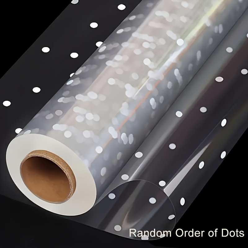 1 Roll/2 Rolls Extra Wide Clear Gift Wrapping Paper Rolls, Gifts And , Clear Wrapped Floral Paper Printed Art Cellophane Flower Wrapping Paper