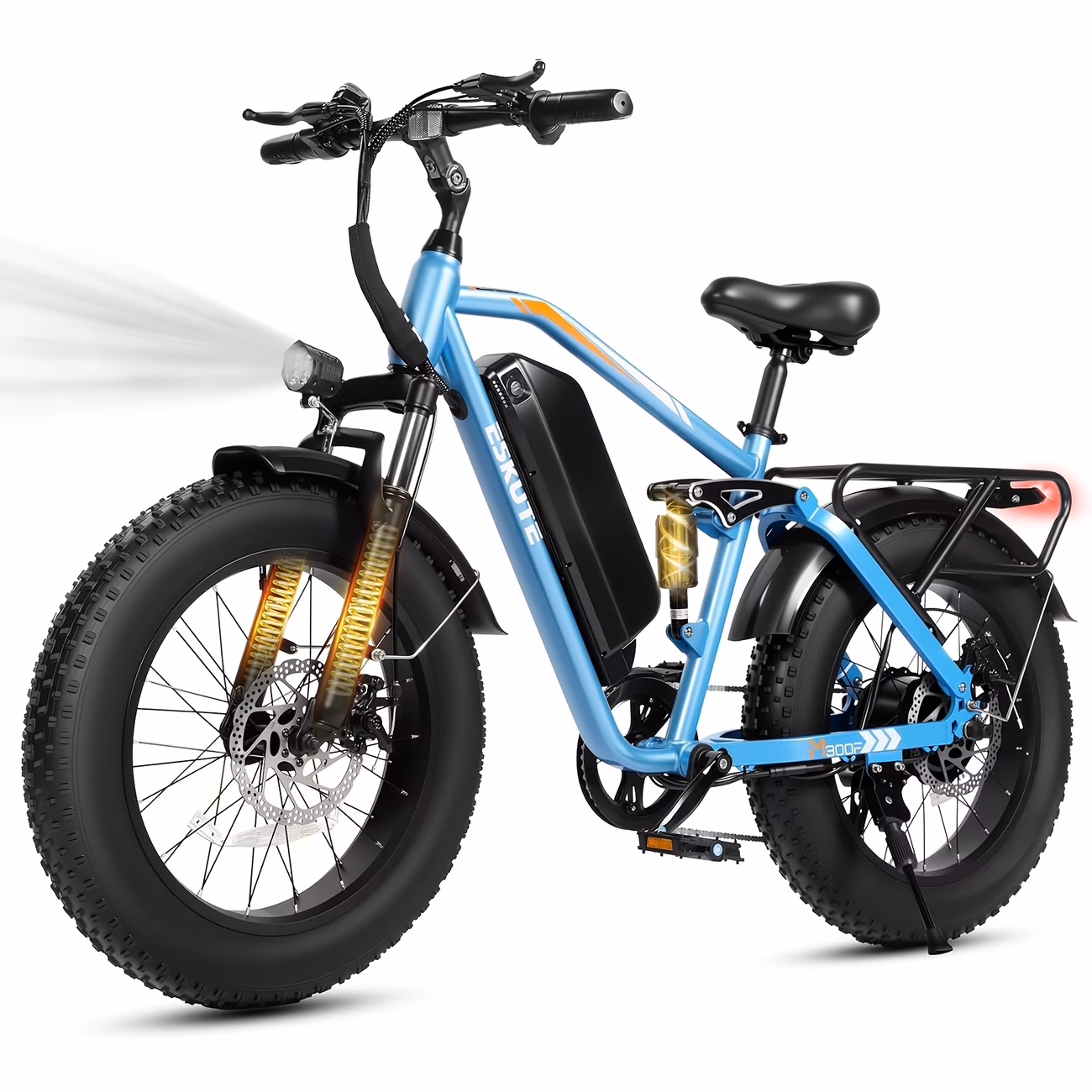 m300f electric bike for 80miles 20 8 range and removable battery 20x4 tire electric mountain bike for men women Product details 2