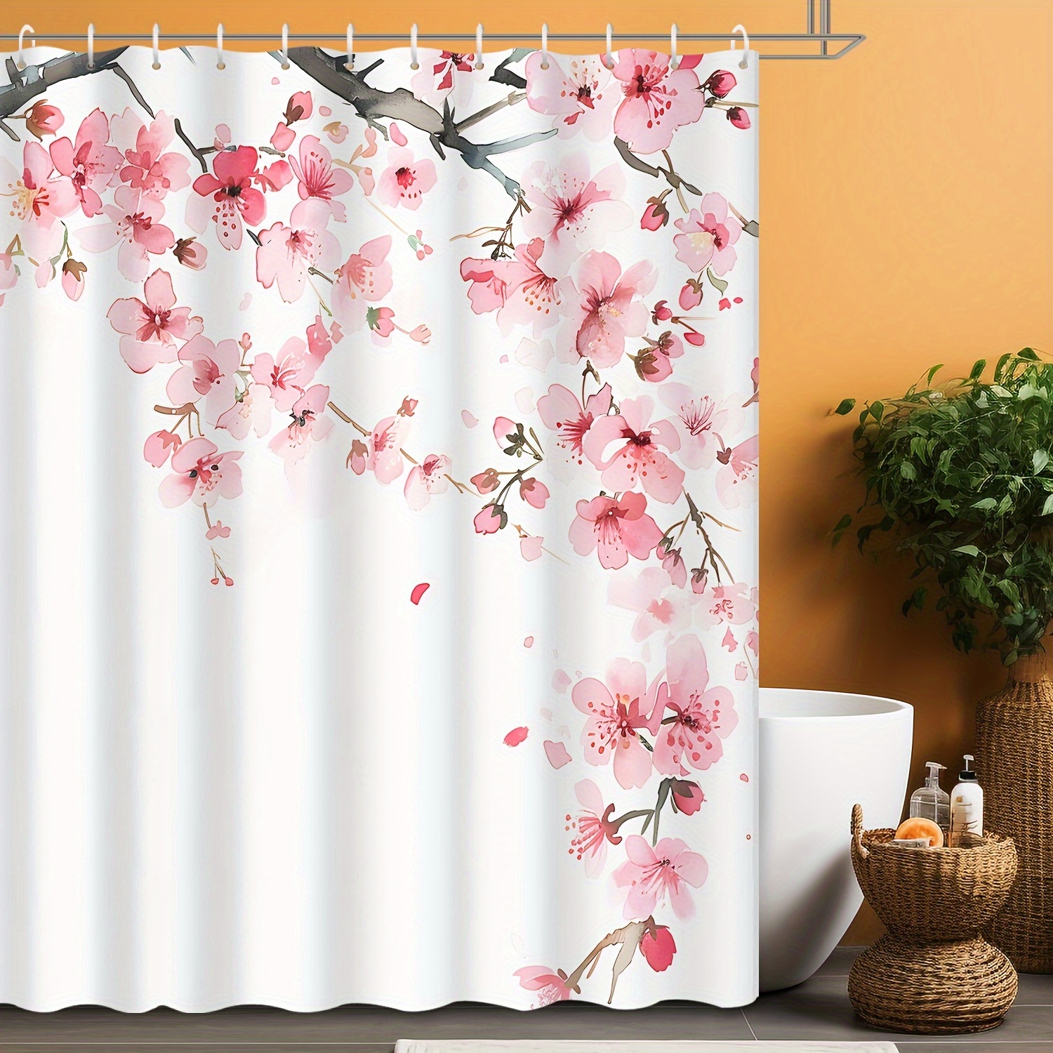 

Shower Curtain , Polyester Top Bath Curtain For And , , - 72x72