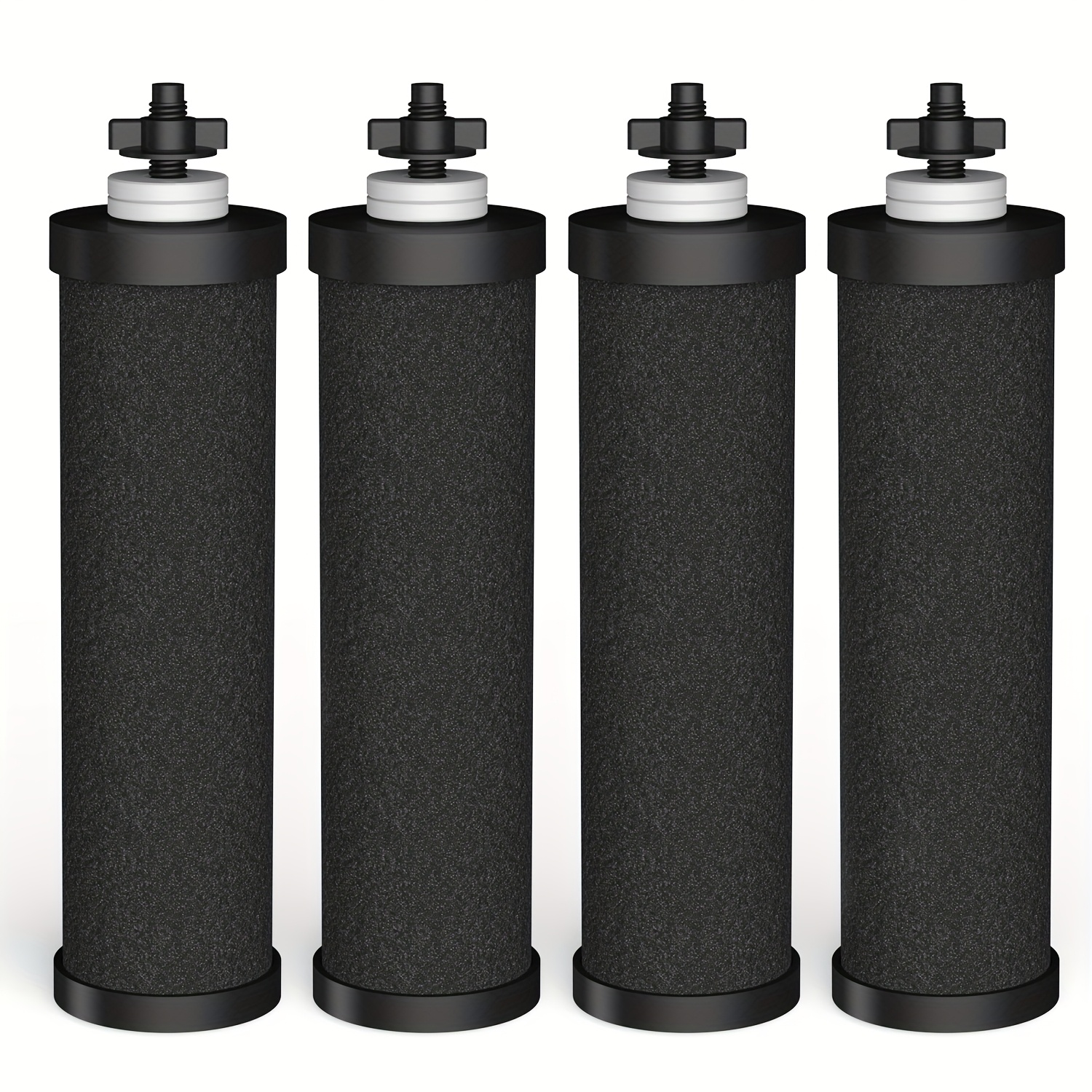 TEMU Replacement For Black Purification Water Filter, Compatible With Black Filters And Gravity Water Filter System, Reduces Lead, And More, 4 Pack