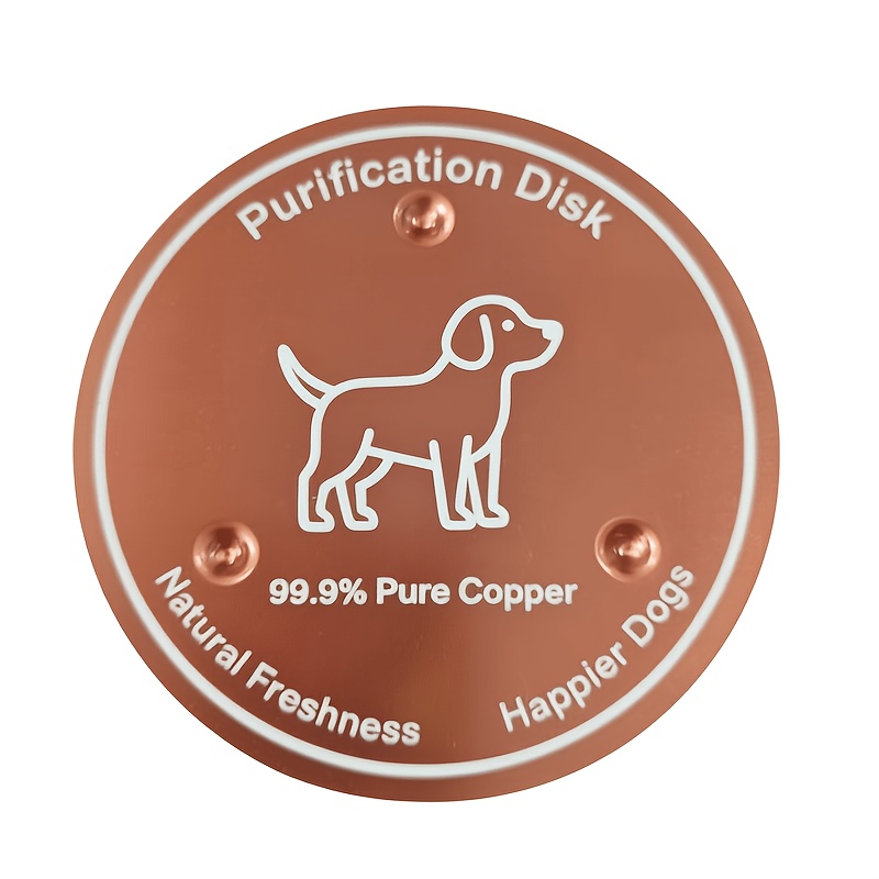 TEMU Copper Pet , Three- Design, 99.9% Pure , Suitable For Various Pet Dogs, Cats, Cows, Chickens, Etc., Reusable, Easy-to- , Small Dog Pattern