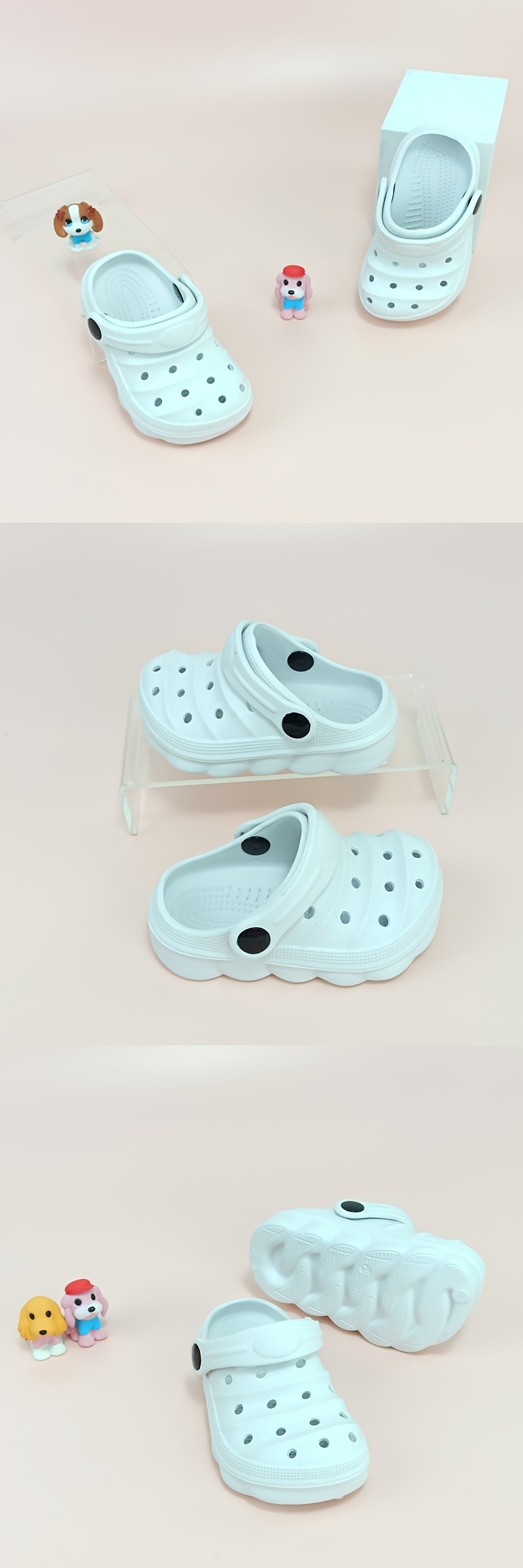 Unisex Kid's Solid Breathable Hollow Out Clogs, Comfy Non Slip Casual Slippers For Boy's & Girl's Outdoor Activities