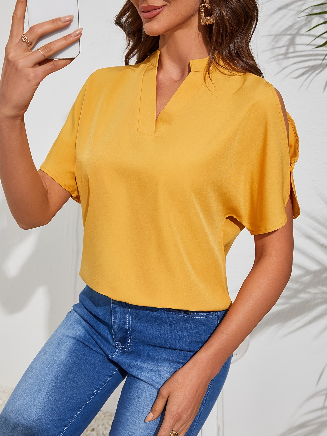 Blusas escotadas 2019 online