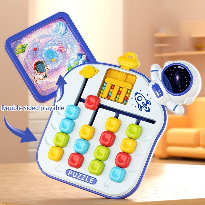 TEMU Tabellone da gioco, Scacchiera di a 4 colori con animali dei animati, Giocattolo per l'allenamento del , dai 3 anni in su, Regalo di compleanno