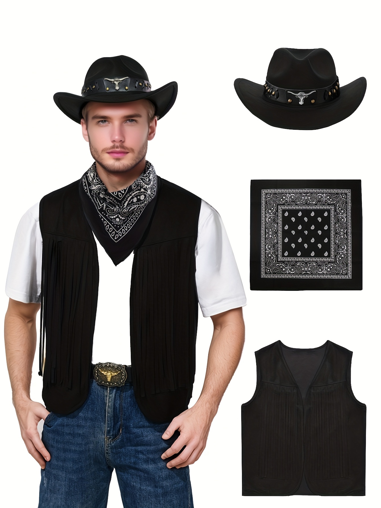 white christmas dresses Men's Wild West Outfit - Khaki main image 0