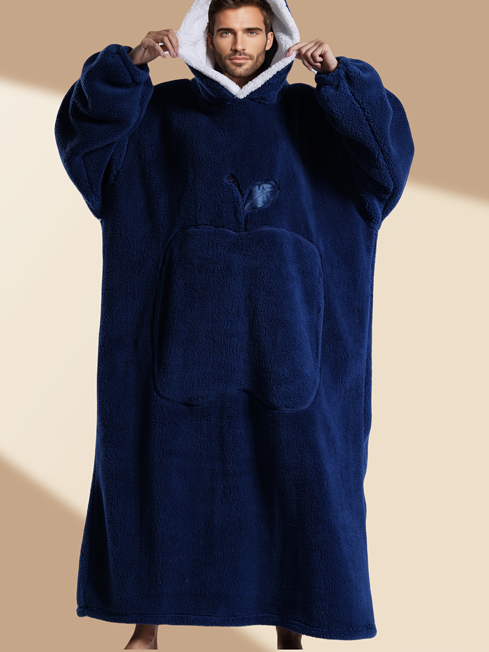 estilo es para las tallas S, M, L, XL, XXL, XXXL y XXXXL Sudadera con  capucha para hombre, sudadera de invierno, extendida y en - Main Image