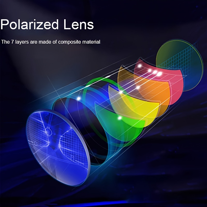 Night Vision Polarized Sunglasses High Quality Black Frame - Temu