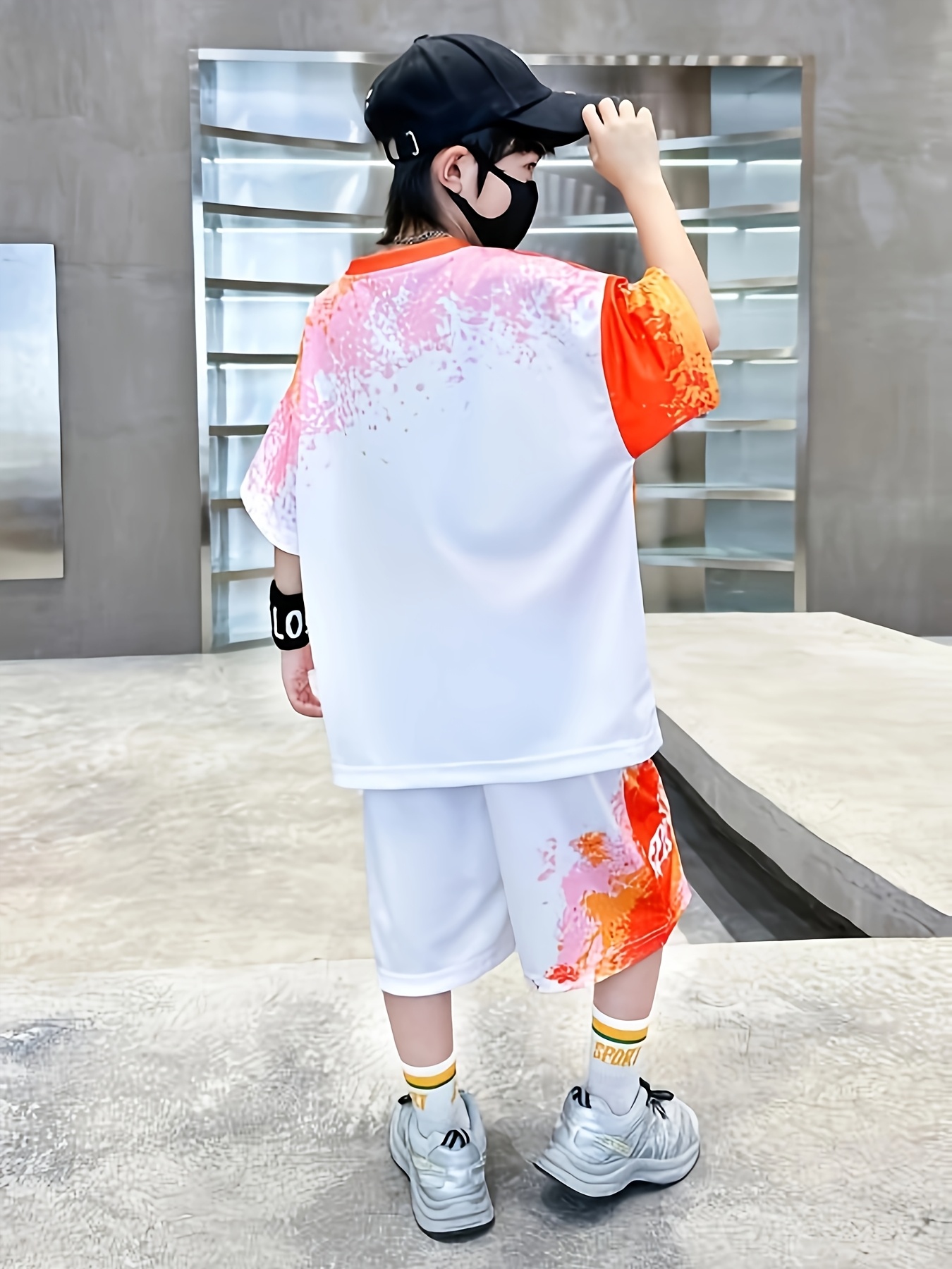 conjunto deportivo juvenil rápido estampado Temu Dominican Republic