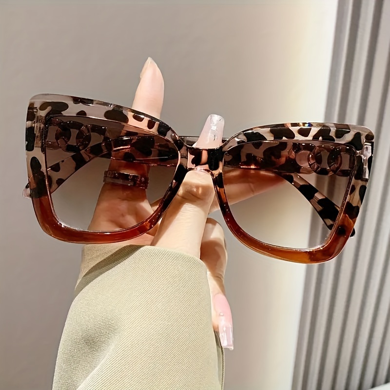 

Lunettes œil de chat pour femmes, monture PC et tendance, randonnée et , verres PC, lunettes décoratives ordinaires