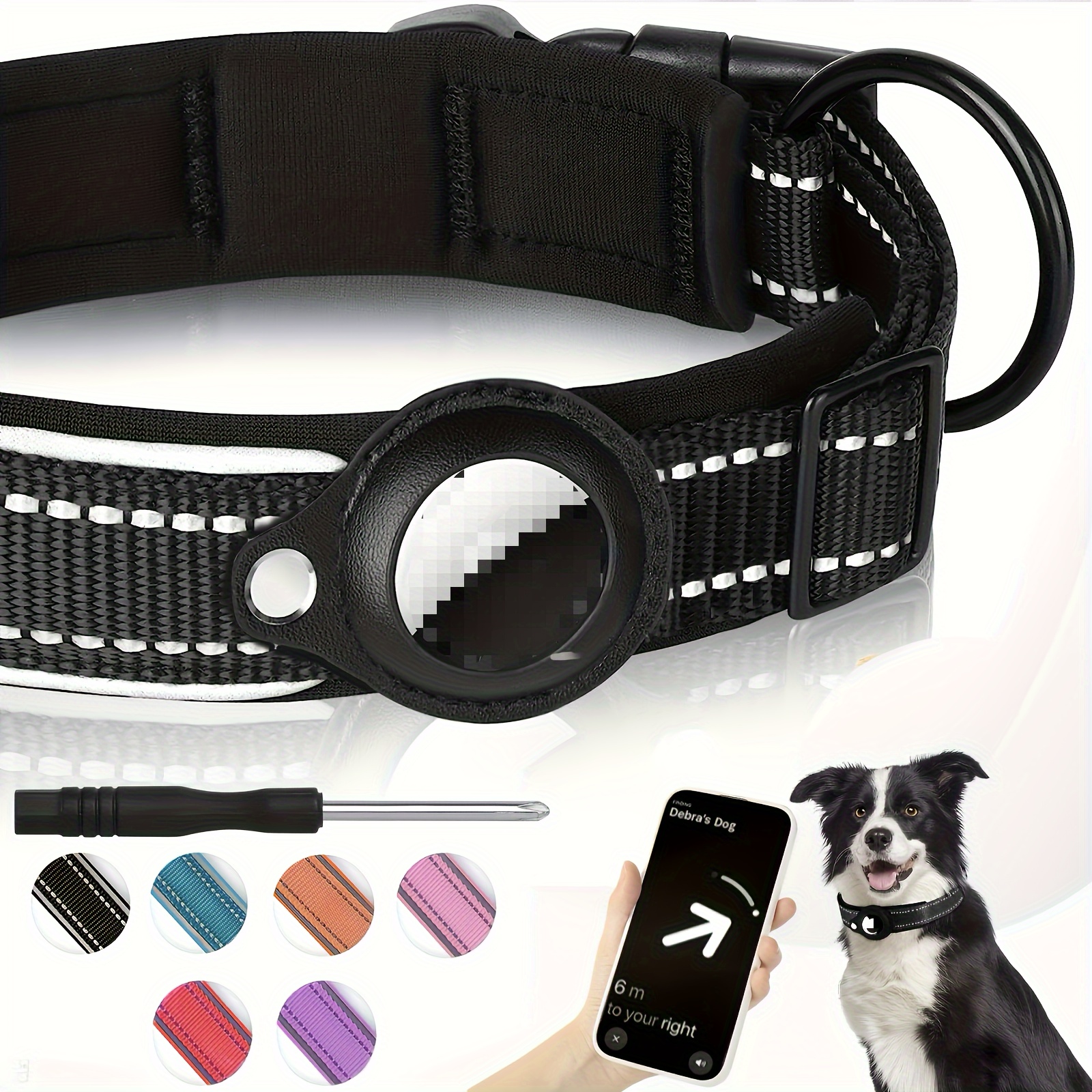 Airtag-Collar con Gps para perro y gato, accesorio personalizado