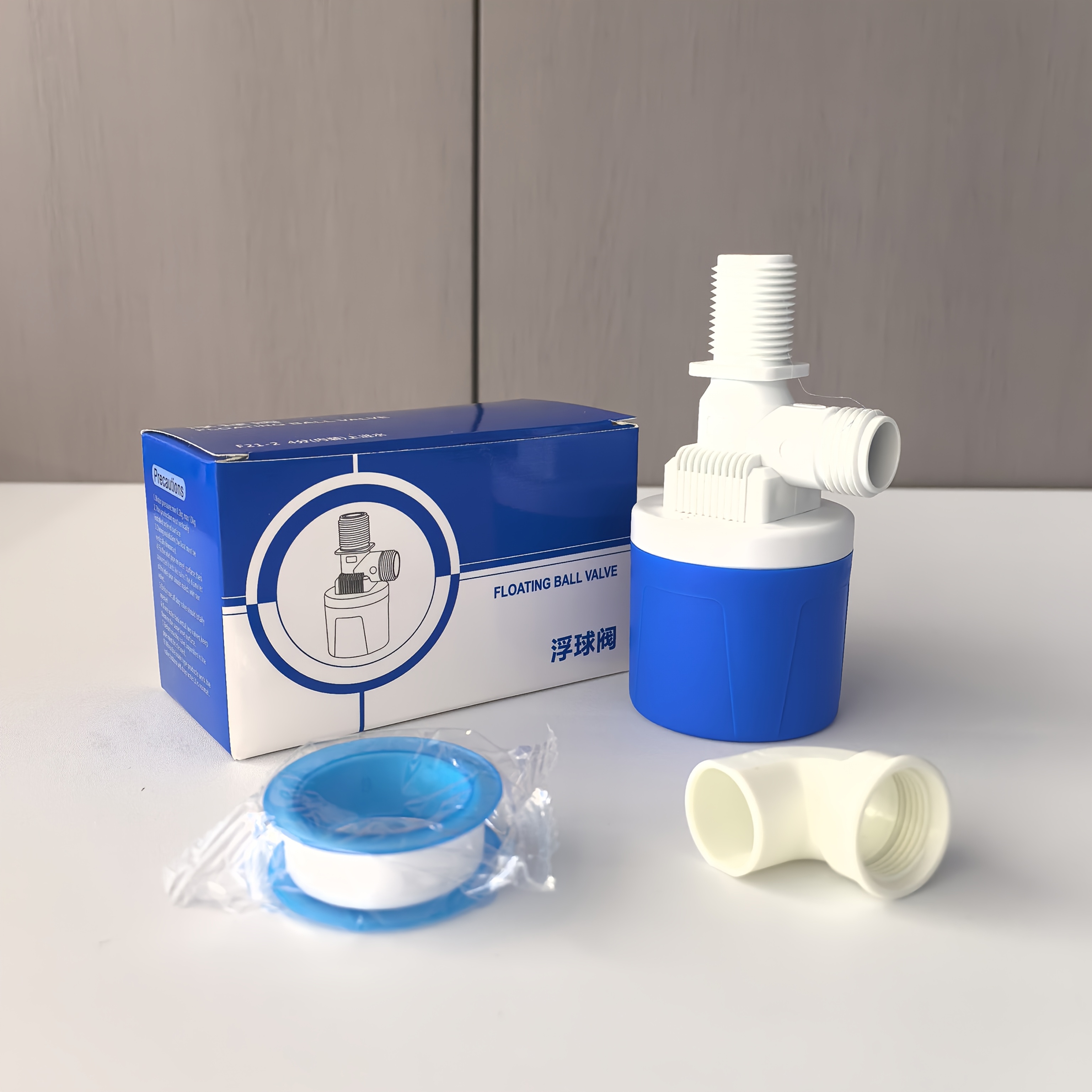 TEMU 1pc 1/2" Upper Water Inlet/side Water Inlet Fully Automatic Water Level Control Float Valve 1/2" Auto Shut Off Mini Float Valve No Electricity