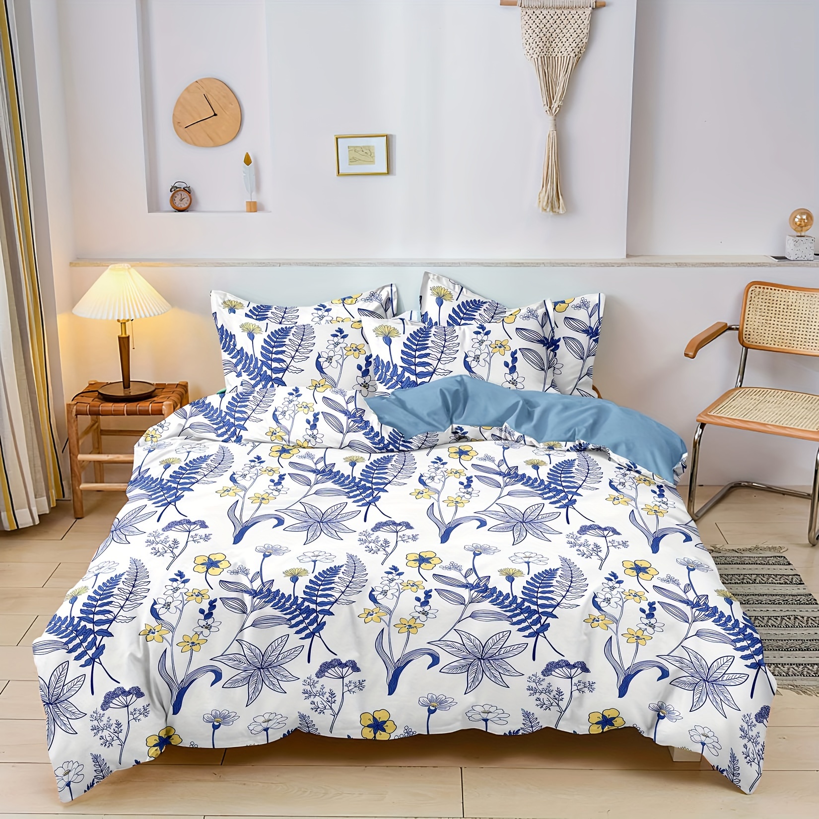 

Bed Linen 135 X 200cm 2pcs Leaves Plants Bed Linen Microfiber Duvet Cover With Zipper Pillowcase 80 X 80cm