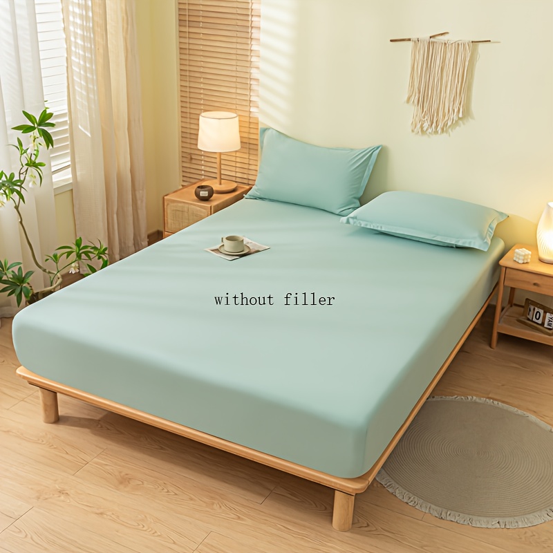 3pcs   fabric fitted sheet pillowcase set breathable comfortable bedding   in   with elastic band for   no filler details 8