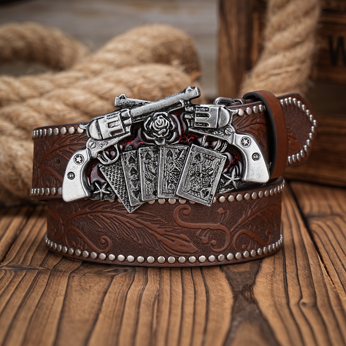 小物 used western belt vintage belt buckles sold on Temu Canada