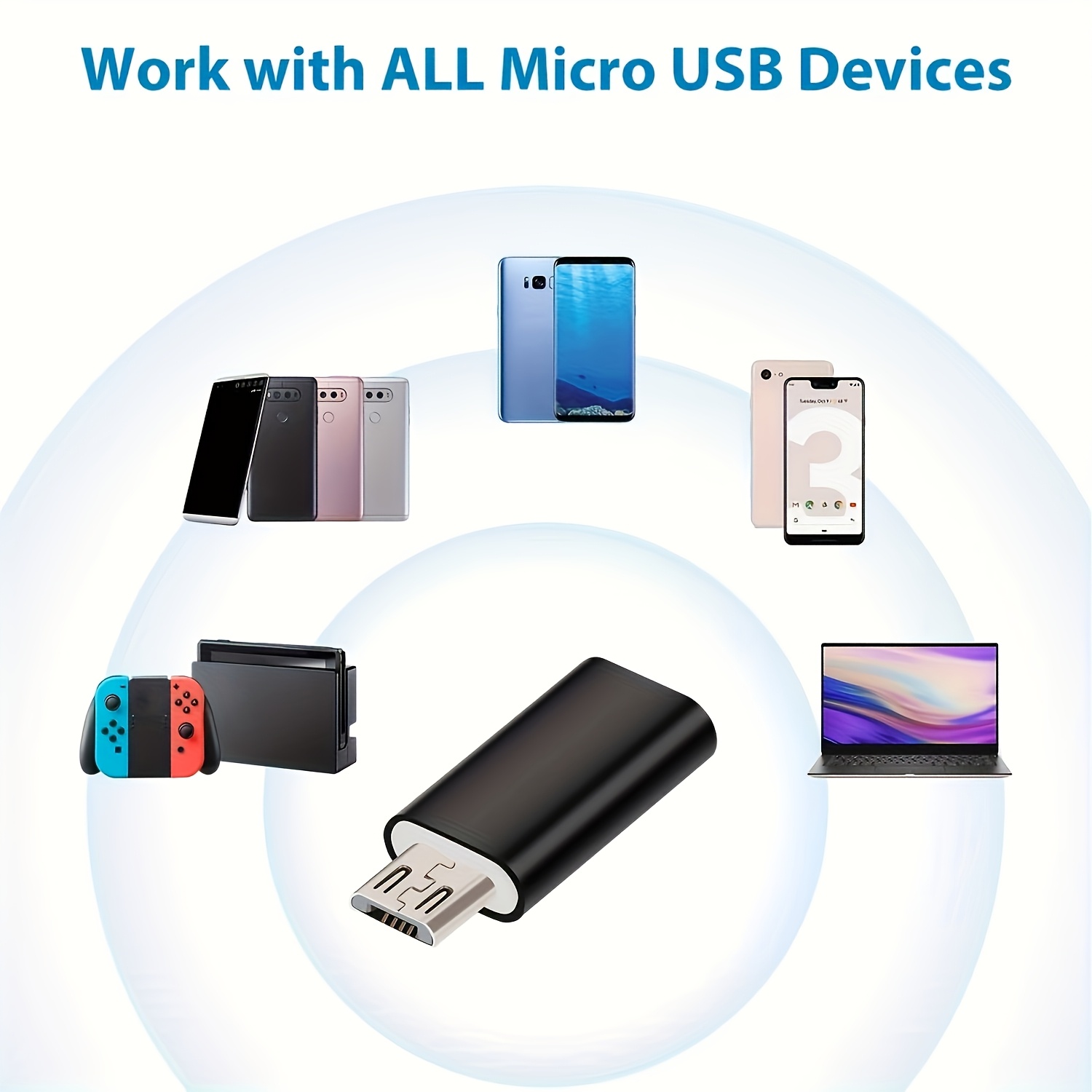 exclusive 7-Pack Wowssyo Usb Adapters | Type-C, Usb, Micro, 3.5Mm Audio Compatible, Male To Female, For Laptops, Pc, Car & More, Includes Transparent Storage Bag With Hook 19 7-Pack Wowssyo Usb Adapters | Type-C, Usb, Micro, 3.5Mm Audio Compatible, Male To Female, For Laptops, Pc, Car & More, Includes Transparent Storage Bag With Hook