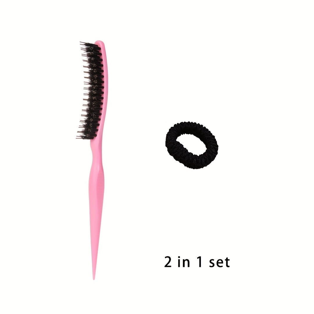 TEMU Peine desenredante para mujer con peine de punta de para seccionado fácil, ideal para dar forma a del cabello, peinar hacia atrás, alisar y