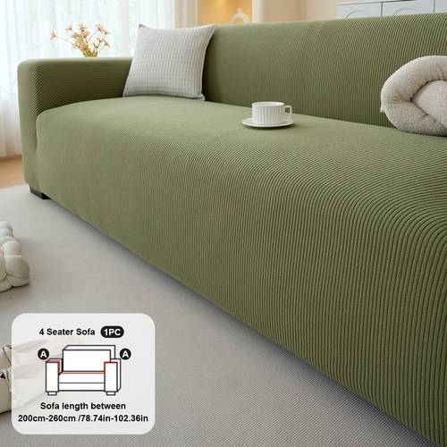 item picture 1pc minimalist striped sofa cover pet friendly scratch resistant home decor furniture protector use machine washable suitable for living room bedroom office