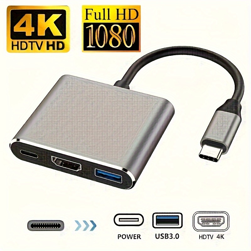 HDTV対応のUSB 3.1充電アダプター用のType C To 4Kコネクター USB C