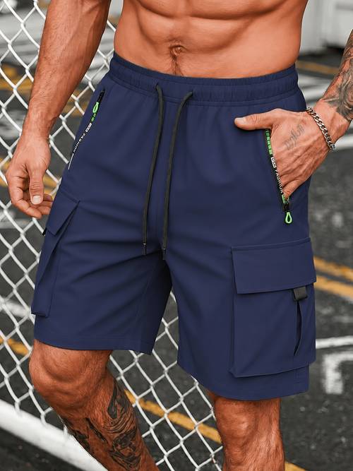 mens shorts summer sports casual loose mens beach shorts fabric quick drying pants fitness sweatpants waist internal drawstring loose running shorts