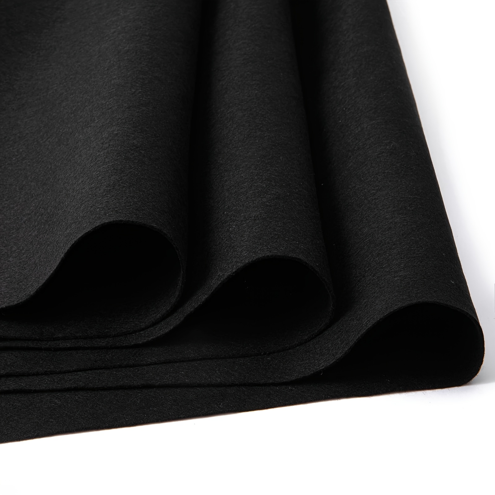 TEMU Felt Non-woven Fabric - 12 Colors, 20 X 200cm, 1mm Thick, Craft Sewing Material, For Making Dolls, Quilting, Handicrafts, Birthday Gifts, And