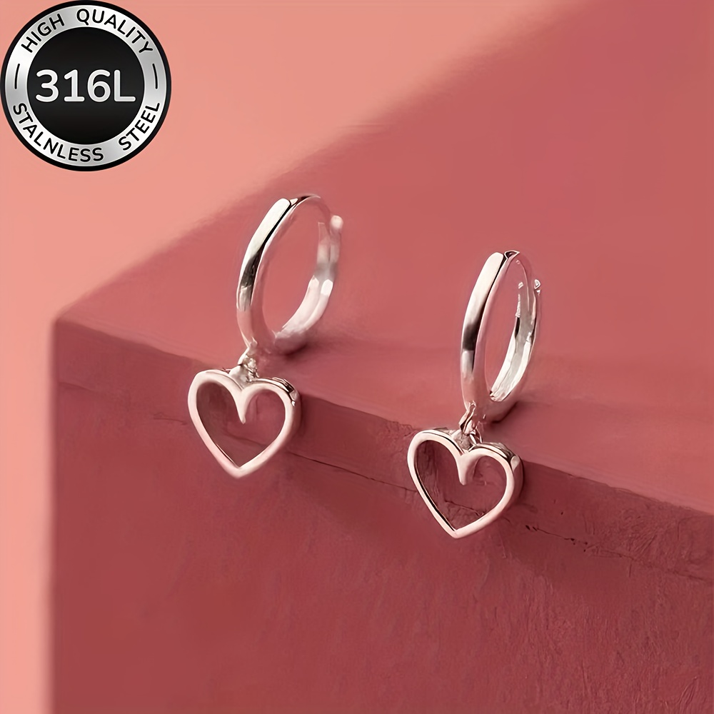 TEMU Aretes de Dorado de Acero Inoxidable de Calidad, Hipoaergénicos, Antidesvanecimiento, y Elegantes, Aretes de Moda para Mujeres para Uso Diario o