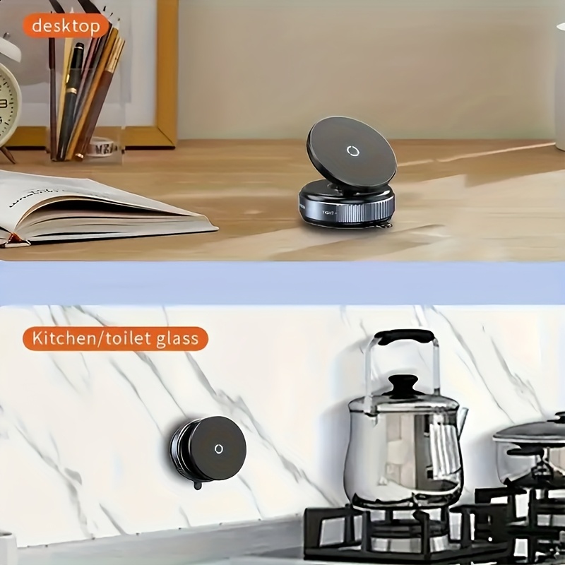 2025 new model car phone holder with vacuum suction and magnetic attachment specifically designed for navigation in vehicles details 5