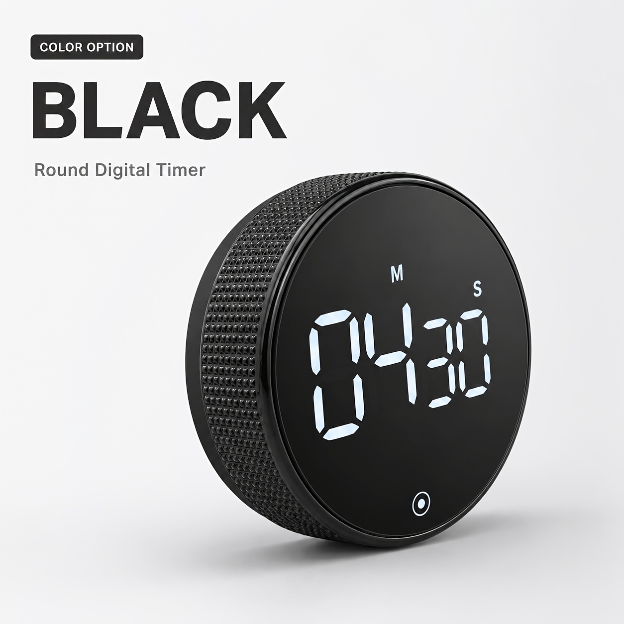 Digital Kitchen Timer, Large Led Rotary Countdown Timer, Essential Tool For Kitchen, Restaurant, Cooking, Baking, And Meal Prep, Battery Not Included