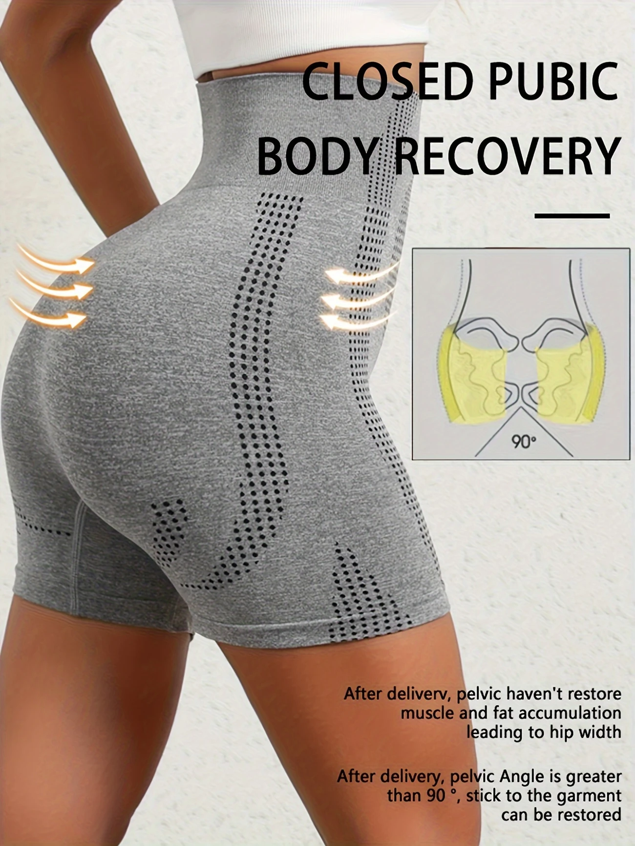 with our high waisted adjustable and breathable shorts everyday wear or workout grey 0