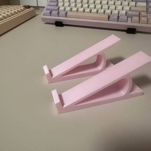 2pcs ergonomic keyboard riser anti slip universal stand multi color office gaming