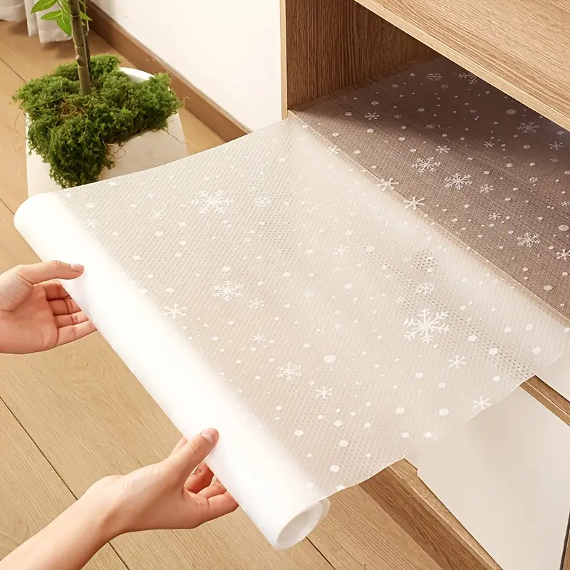1 Rolle, EVA Schubladenbezug, Klebefreie Schrankmatte, Küchenschrankauskleidung Kühlschrankmatte, Schubladenbezug, Klebefreies rutschfestes wasserdichtes Kunststoffpapier, Ankleidezimmer, Vorratsraum,