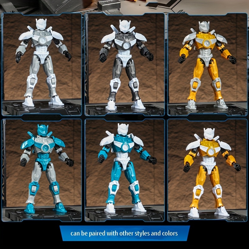 多关节可动人偶diy拼装模型摆件益智潮流玩具- toys & games - temu