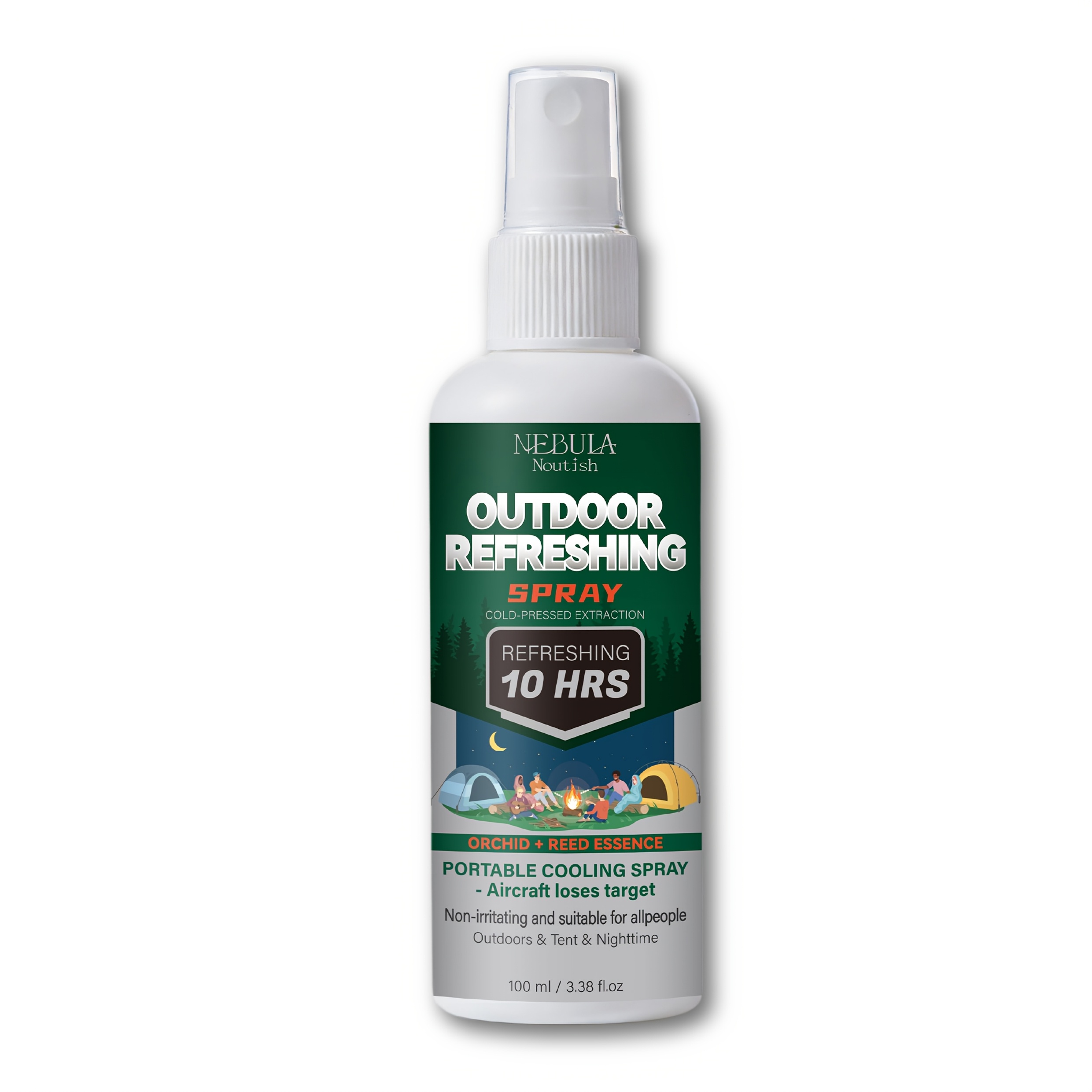 Spray, Body Deodorant, Long-lasting Anti-biting. Suitable For Outdoor Camping. Gentle And Non-irritating, Refreshing And Non-greasy. Perfect For Outdoor Trips. Portable And Essential For Fishing