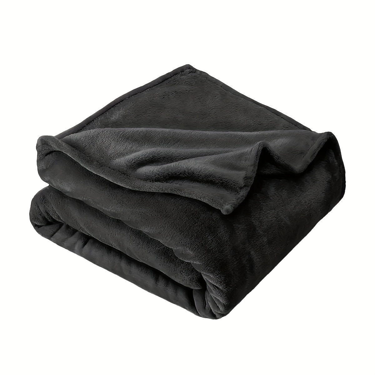 TEMU 1pc Multi-functional Sherpa Throw Blanket With Soft Fur, Machine Washable, Use, Bed, Sofa, Picnic, Or As A Pet Blanket