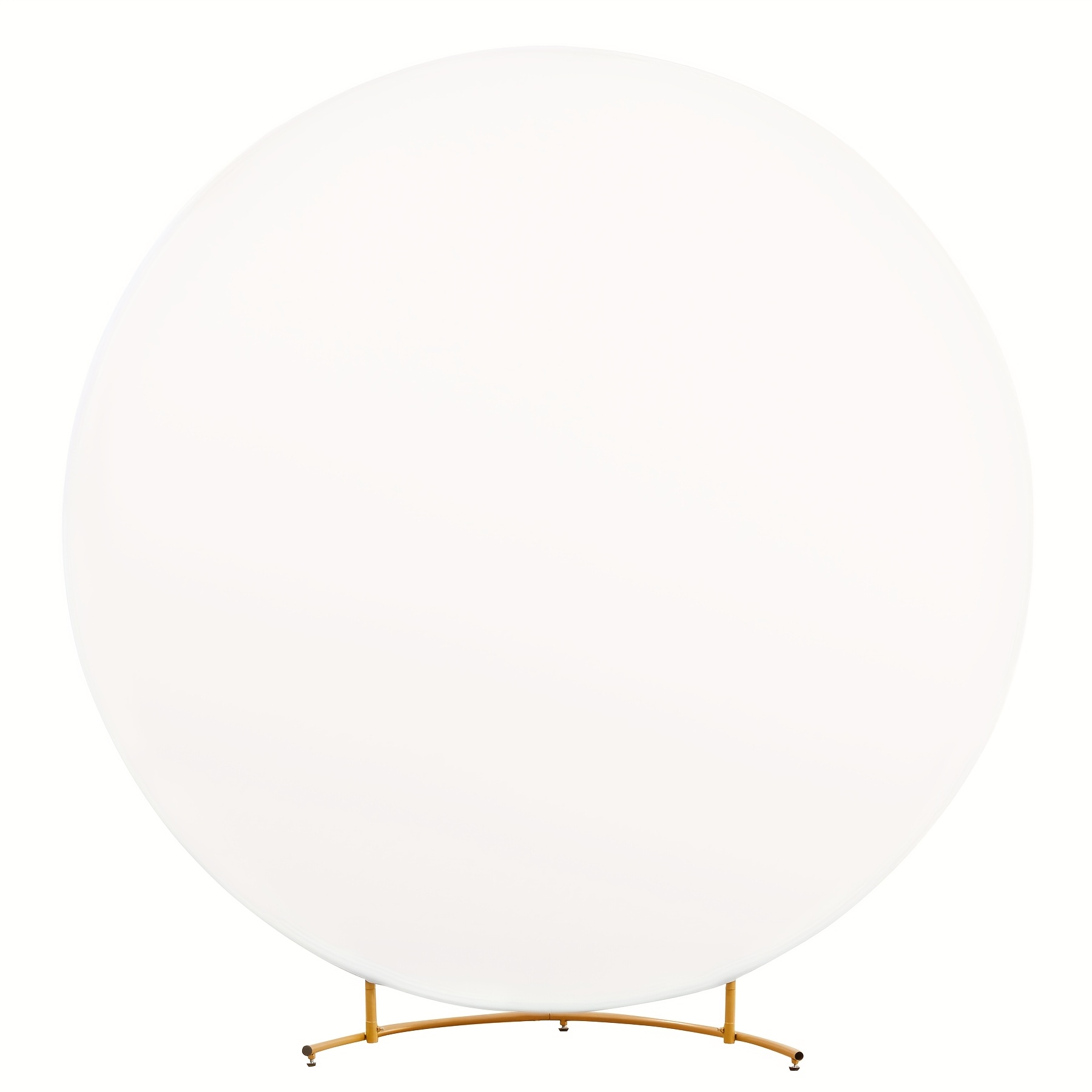TEMU 1pc Elegant Wedding Arch Cover - Stretchable Wrinkle-free Circular Stand Decoration, No Ironing Needed, Tight-fitting For Wedding Backdrops,