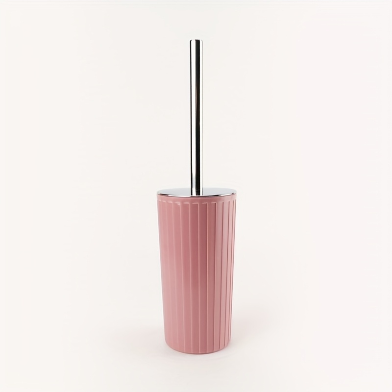 TEMU Brosse de Toilette à Rayures pour Salle de Bain - Brosse de Toilette Multifonction JiaBiJie avec Poils Durs à Haute , Fournitures de Nettoyage
