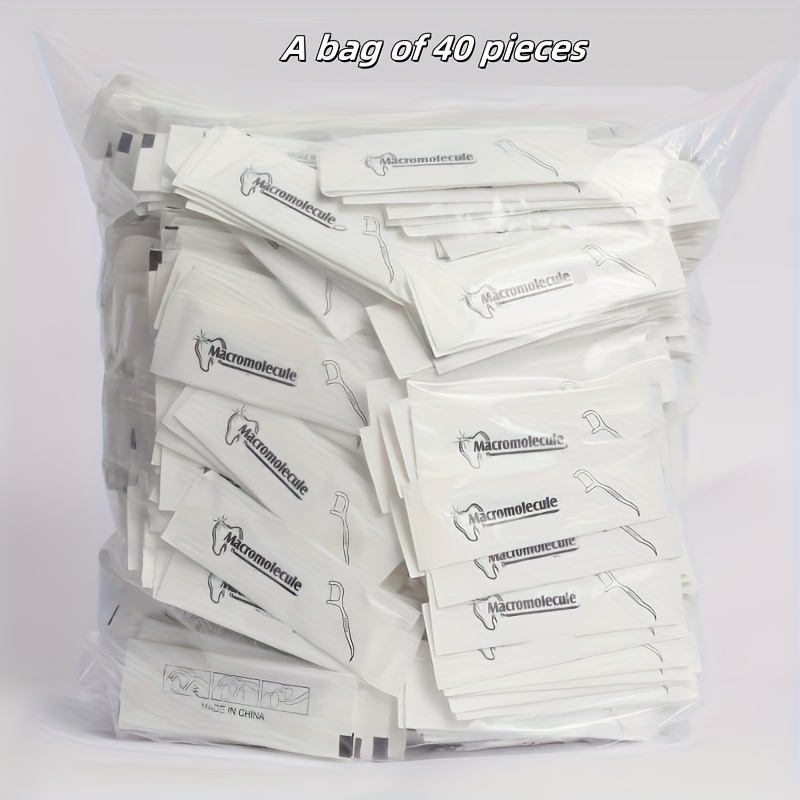 Disposable Individually Packaged Floss Sticks
