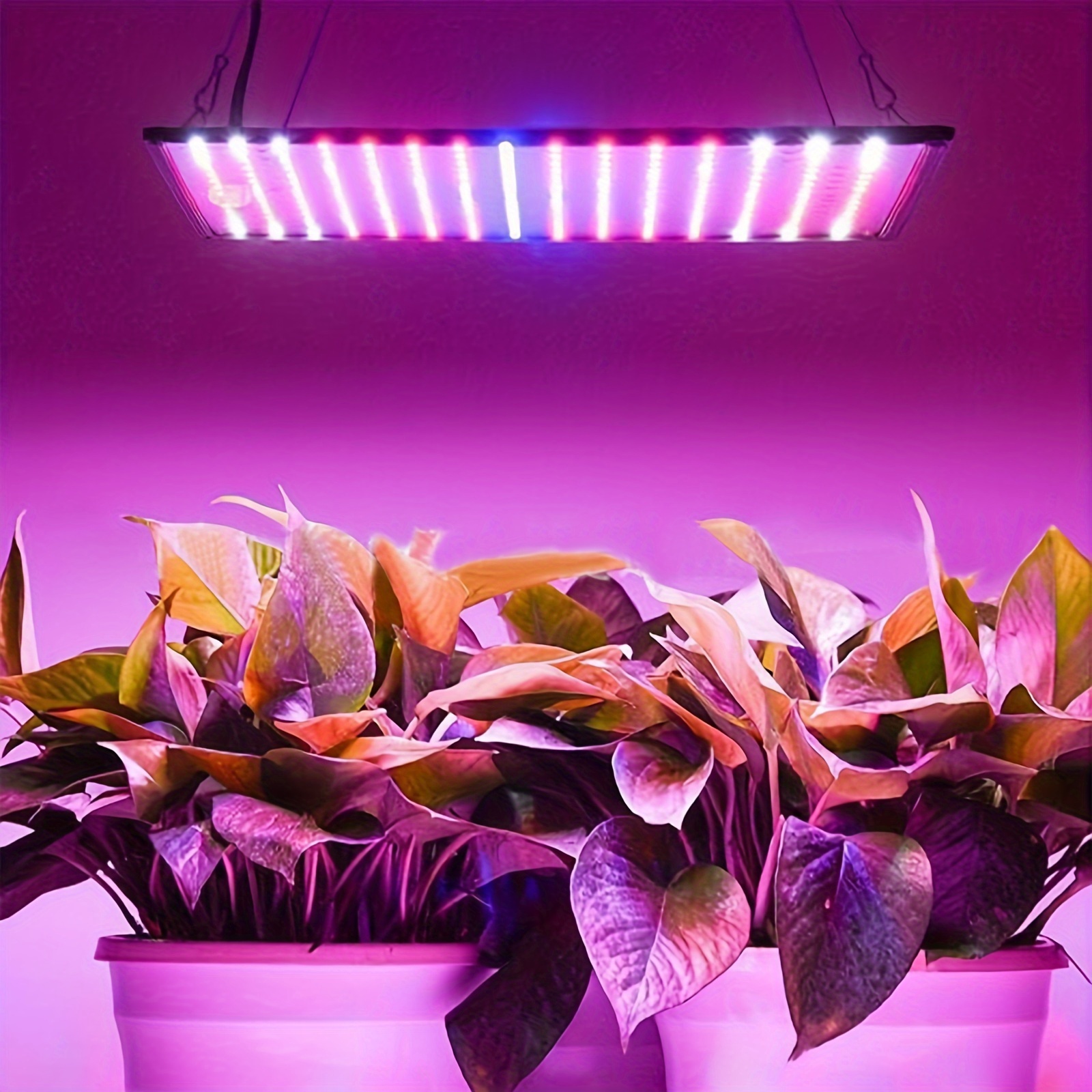 

Plant Growth Light, Hanging Led Quantum Plate Plant Light, Greenhouse Succulent Flower Light, Full Spectrum Indoor Planting Light