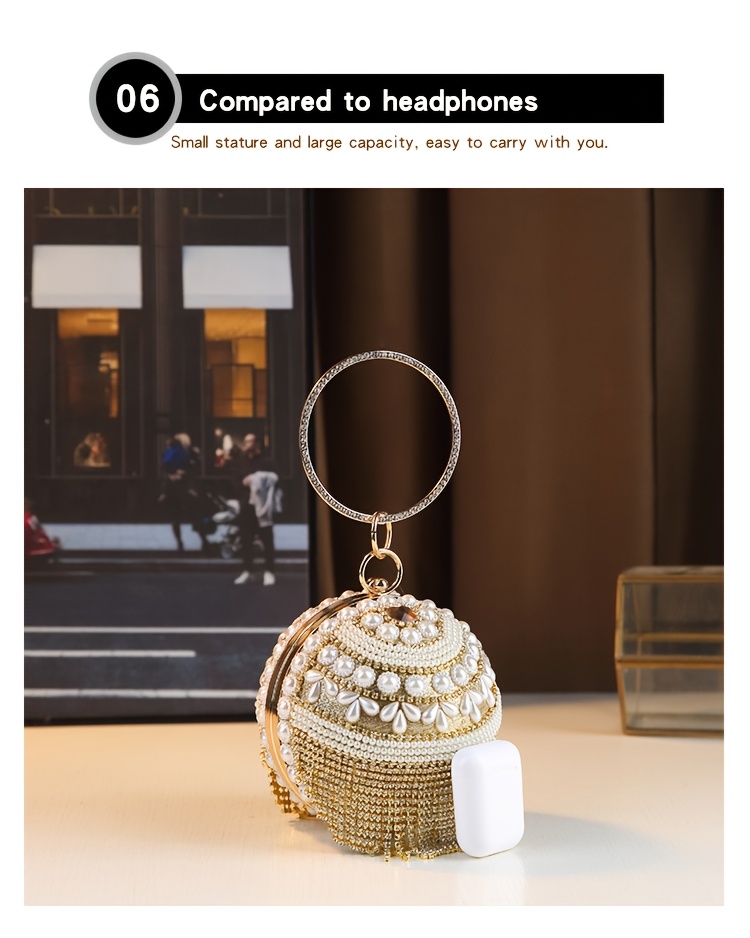 Clutch detail on table