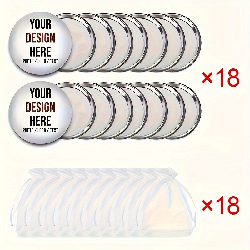 Image of 18/36 Sets Of Personalized Custom 2.28-inch Pocket Mirror Sets, Necessities, Ideal Personalized Gifts, Suitable For Ladies, Teachers, Girls, And Party Gifts.