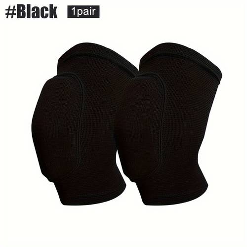 1 par rodilleras de voleibol | rodilleras para mujer, hombre, de nylon y elastano elasticidad, cierre para baloncesto, fútbol, , yoga, tenis, running, ciclismo, entrenamiento, escalada