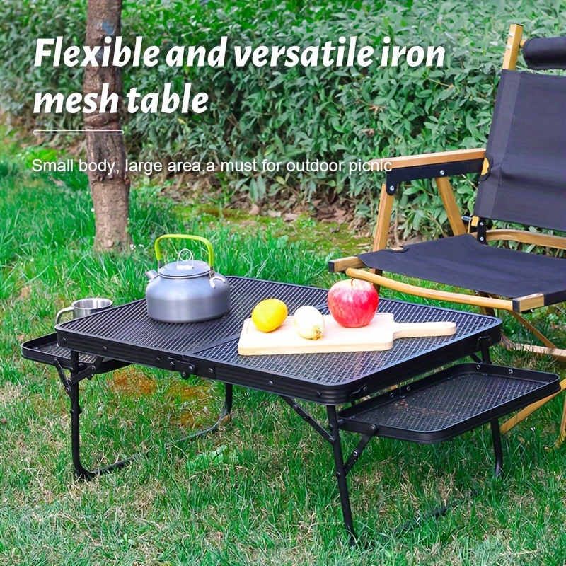 

62*42 Expandable Outdoor Portable Mesh Table, Lightweight Table, Simple, Aluminum Alloy Folding Table