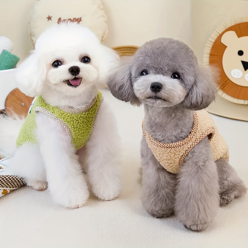 winter warm dog clothes for small medium dogs fleece dog coat puppy clothes chihuahua   clothing dog additions Product details 5