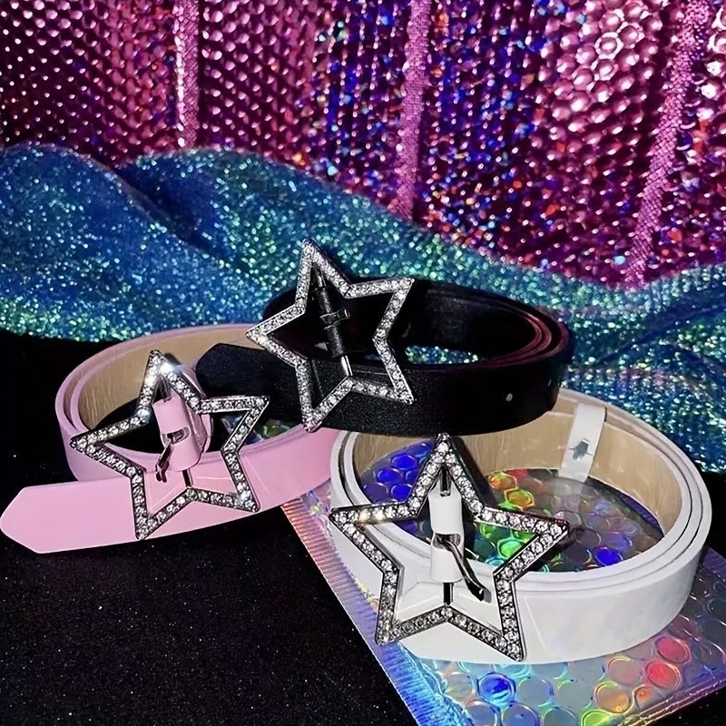 1pc dopamine spicy style pink y2k belt women new - Temu