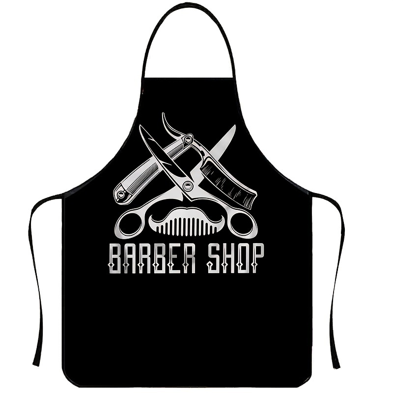 TEMU 1pc Color Hair Cutting Tool Series Pattern Hair Cutting Apron, Creative Pattern Showcases Personality, Suitable For Hair Salon, Kitchen