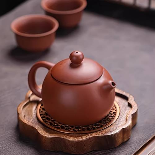 walnut wood teapot coaster traditional fu tea set accessory heat resistant drink mat for healthy homemade beverages solid wood water storage design