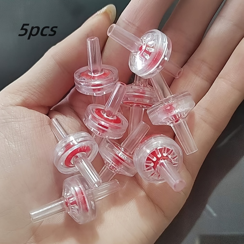 2pcs/5pcs/8pcs/10pcs Oxygen Pump Gas Pipe Stop Valve Core Check Valve Check Valve To Prevent Backflow, Without Battery